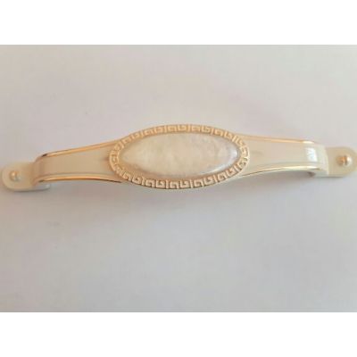 Мебельная Ручка 6607-128мм бежевая