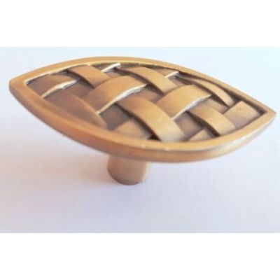 Мебельная Ручка кнопка 194 зеленая