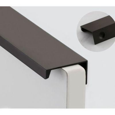 Мебельная Ручка-профиль 8015-1000 мм черная