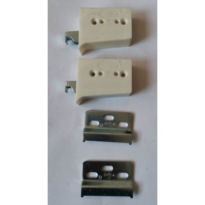 Подвес, Навес для кухонного шкафа пластмассовый пара белый