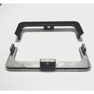 WZC ЗАГЛУШКА для средней накладной Мебельной ручки-профиль ЧЕРНАЯ