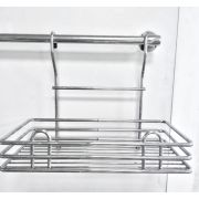 CWJ306А Кухонная Полка на рейлинг одноярусная металл хром